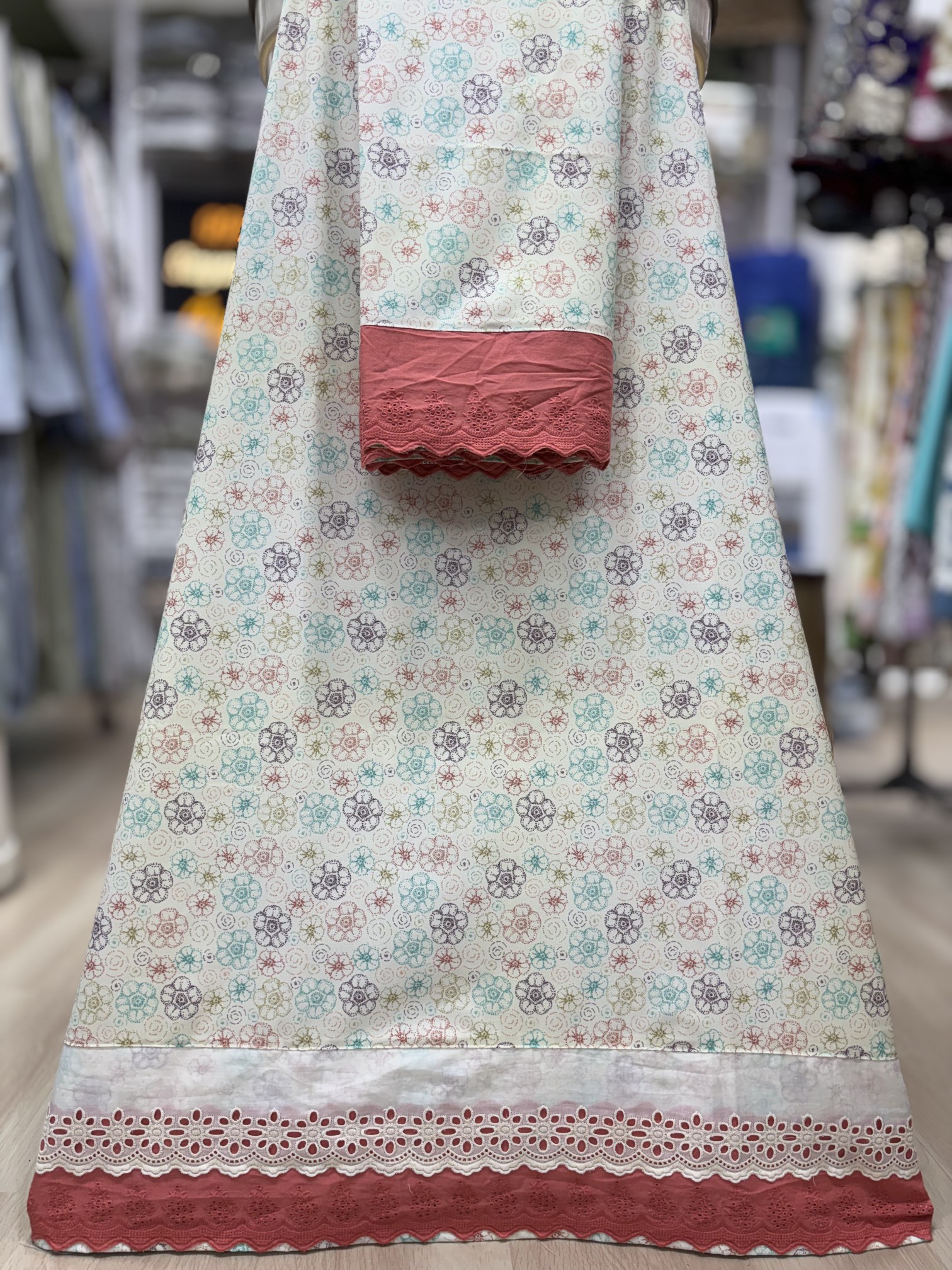 Multicolour Printed Fabric Rida Multicolour Printed Fabric Rida